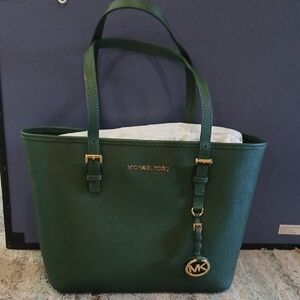 Michael Kors Forest Green Tote